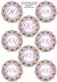 Lilac Fmk Dotty Doily Numbers 90 to 105 Topper Sheet