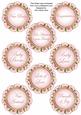 Pink Magnolia Doily Baby Mix Sentiment Sheet