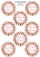 Pink Magnolia Doily Wedding Mix Sentiment Sheet