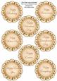 Peach Magnolia Doily Happy Everything Mix Sentiment Sheet