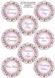 Lilac Magnolia Doily Birthday Mix Sentiment Sheet