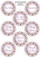 Lilac Magnolia Doily Baby Mix Sentiment Sheet