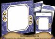Blue Wildflowers Emerald 8in Envelope Mini Kit