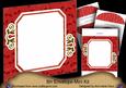 Red Holly Fancy Emerald 8in Envelope Mini Kit