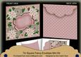 Dusky Pink Poinsettia Christmas 7in Fancy Envelope Mini Kit
