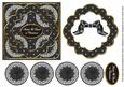 Black Flake Auntie & Uncle 3D Rosette Decoupage Topper