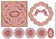 Pink Flake My Family 3D Rosette Decoupage Topper