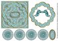 Dteal Flake the In-laws 3D Rosette Decoupage Topper