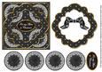Black Flake My Mum 3D Rosette Decoupage Topper