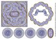 Blue Flake My Mum 3D Rosette Decoupage Topper