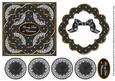 Black Flake My Dad 3D Rosette Decoupage Topper
