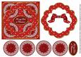Red Flake My Dad 3D Rosette Decoupage Topper