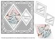 Snow Tree Christmas Wishes 7in Double Diamond Topper