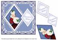 Winter Lady Christmas Wishes 7in Double Diamond Topper