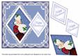 Winter Lady Happy Christmas 7in Double Diamond Topper