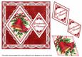 Red Bells Grandparents 7in Double Diamond Topper