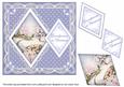Blue Snowscene Grandparents 7in Double Diamond Topper