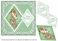 Christmas Stocking Happy Christmas 7in Double Diamond Topper