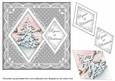 Snow Tree Rejoice at Christmas 7in Double Diamond Topper