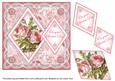 Pink Roses Special Day 7in Double Diamond Topper