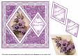 Pansies Special Day 7in Double Diamond Topper