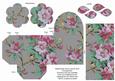 Silver Col Blossom Rolled Rose 3in Favour/gift Box N' Card