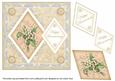Lily of Valley Happy Anniversary 7in Double Diamond Topper