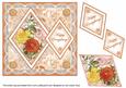 Orange Bouquet Happy Everything! 7in Double Diamond Topper