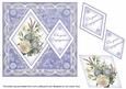 Blue Bouquet Your Engagement 7in Double Diamond Topper