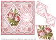 Pink Roses Your Engagement 7in Double Diamond Topper