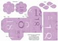 Lilac Age 18 Rolled Rose 3in Favour/gift Box N' Card
