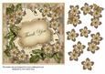Cream Met Fleur Thank You Fancy 7in Deco Topper