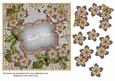 Silver Met Fleur Thank You Fancy 7in Deco Topper