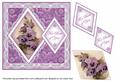Pansies Both of You 7in Double Diamond Topper