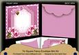Cerise Magnolia Fancy 7x7inch Easy Envelope Mini Kit
