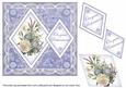 Blue Bouquet Your Retirement 7in Double Diamond Topper