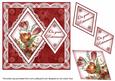 Red Tulips Your Retirement 7in Double Diamond Topper