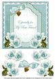 Dteal Magnolia Best Friend Fancy 7in Decoupage Topper