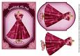 Cerise Butter Dress Looking Ab-fab 7x5in Fashion Topper