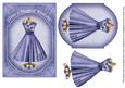 Blue Dress Magical Birthday 7x5in Fashion Topper