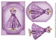 Lilac Butter Dress Magical Birthday 7x5in Fashion Topper
