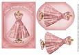 Pink Butter Dress Magical Birthday 7x5in Fashion Topper