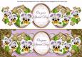 Lilac Pansy Special Day Large Dl Decoupage Topper