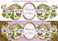 Lilac Pansy Thinking of You Large Dl Decoupage Topper