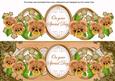 Burnt Orange Pansy Special Day Large Dl Decoupage Topper