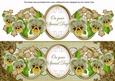 Olive Pansy Special Day Large Dl Decoupage Topper