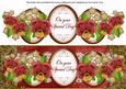 Very Red Pansy Special Day Large Dl Decoupage Topper
