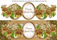 Vintage Tea Pansy Special Day Large Dl Decoupage Topper