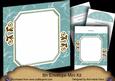 Teal Birdcage Fancy Emerald 8in Envelope Mini Kit