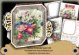 Pink Wildflowers Fancy Emerald 3D Mini Card Kit